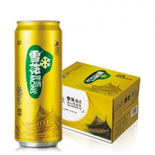 雪花啤酒 纯生8度500ml*12听 纸箱装